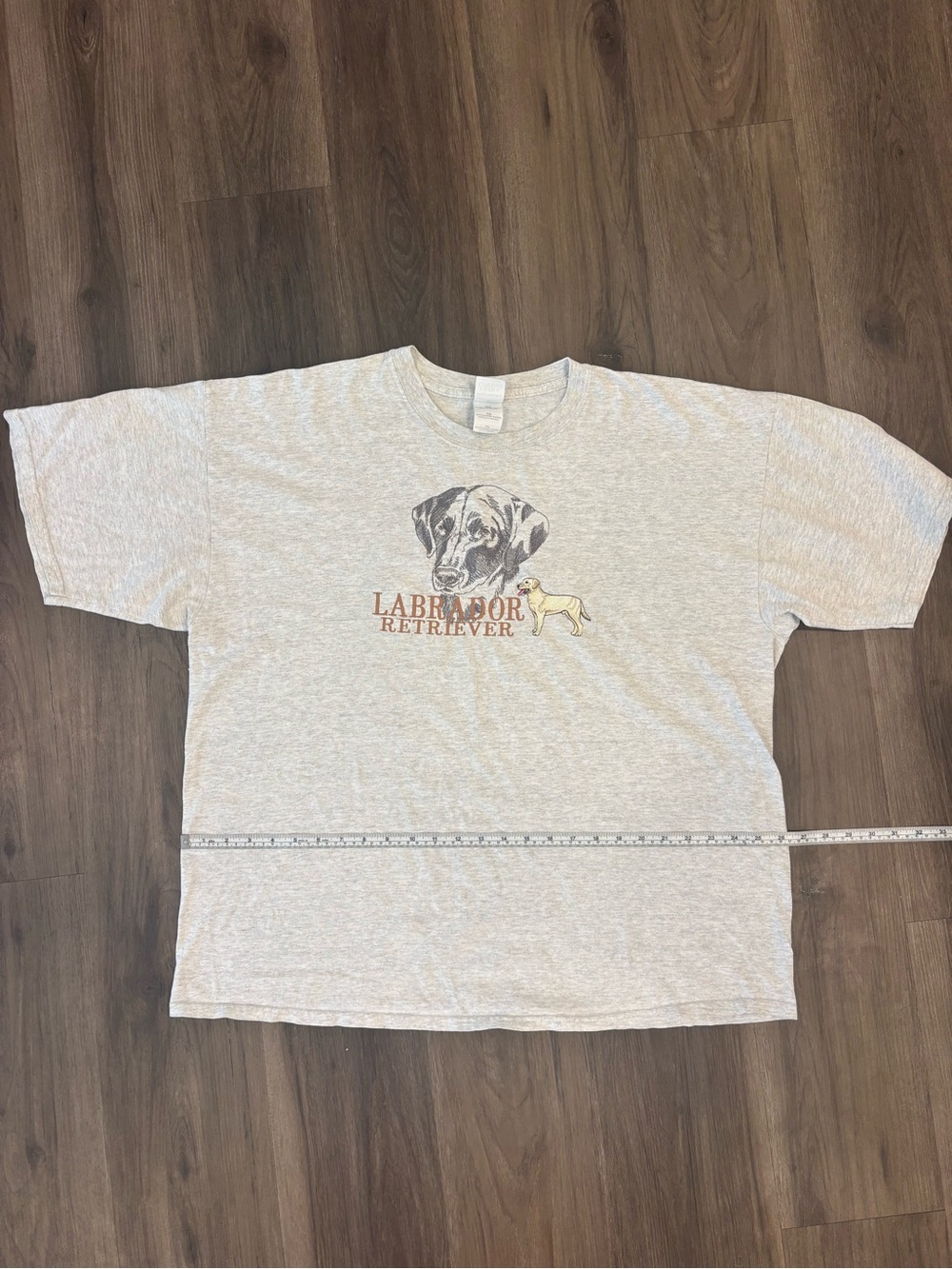 Labrador Retriever Graphic Tee in Light Gray